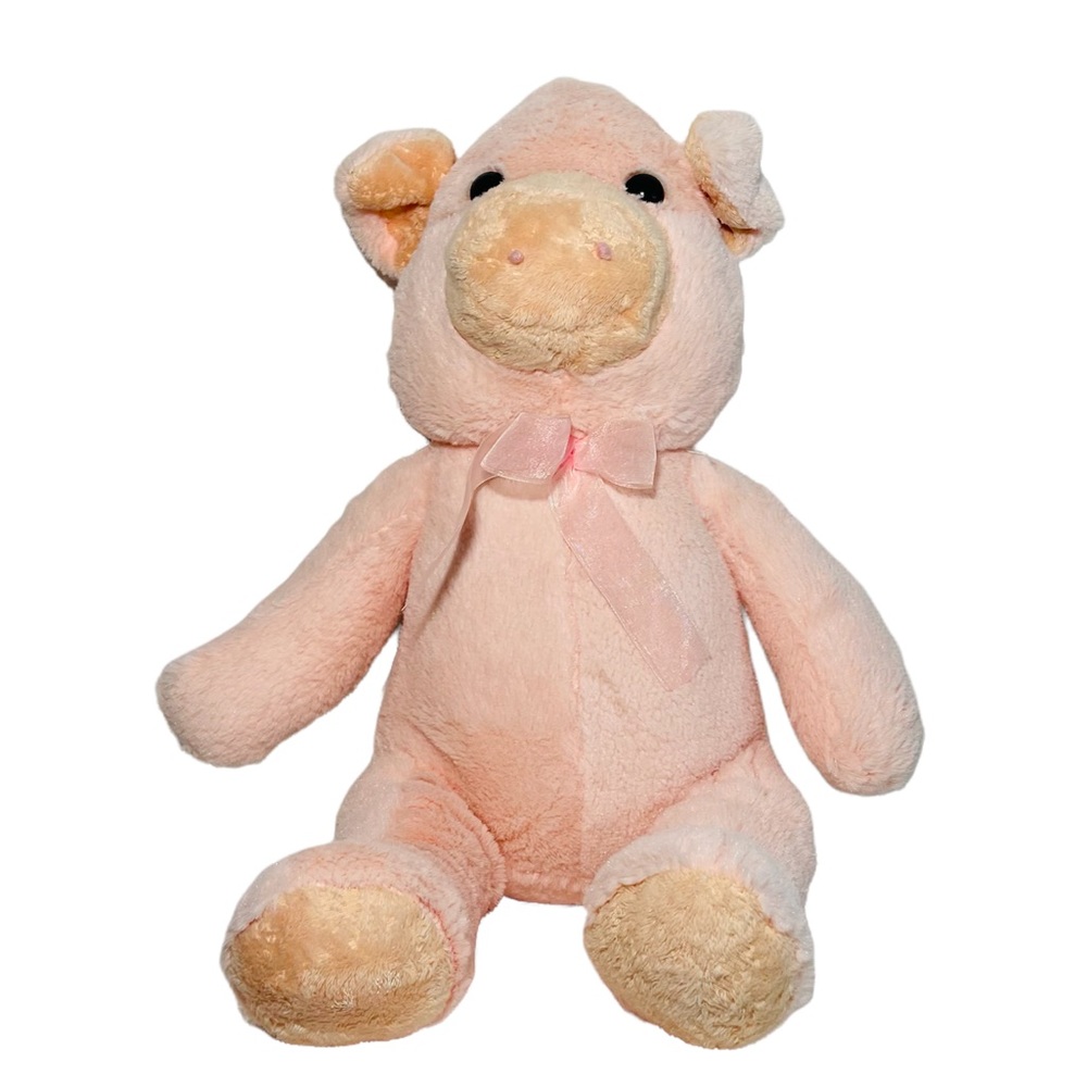 CalPlush pink Pig plush stuffed animal 2015 15" Piglet Farm Country oink